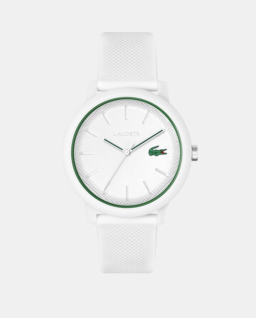 Reloj de hombre Lacoste 12.12 2011169 de silicona blanco