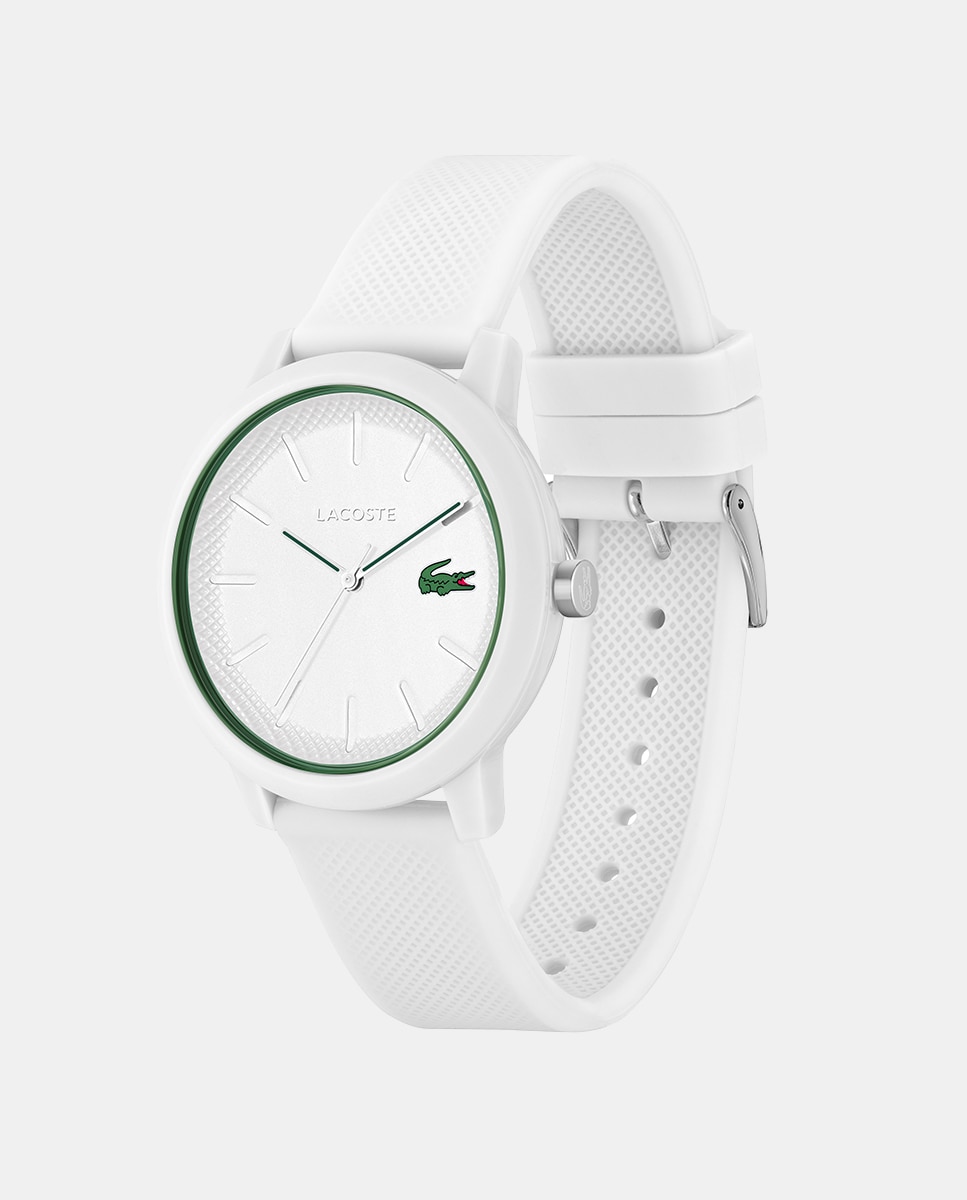 Relógio 12.12 de Silicone - Branco Branco-3