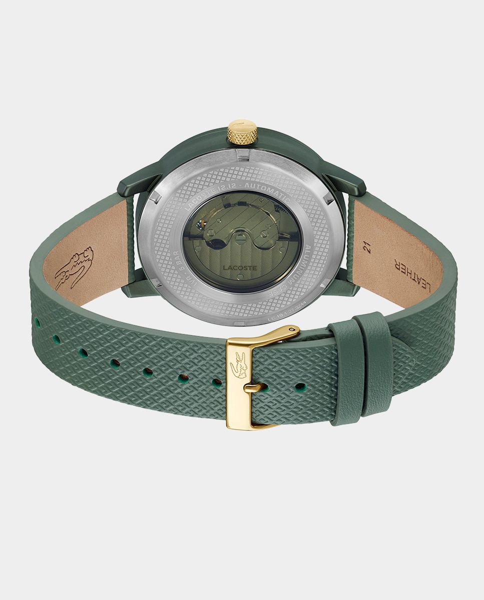 Reloj de hombre Lacoste 12.12 Automatique 2011384 de piel verde Verde Verde-2
