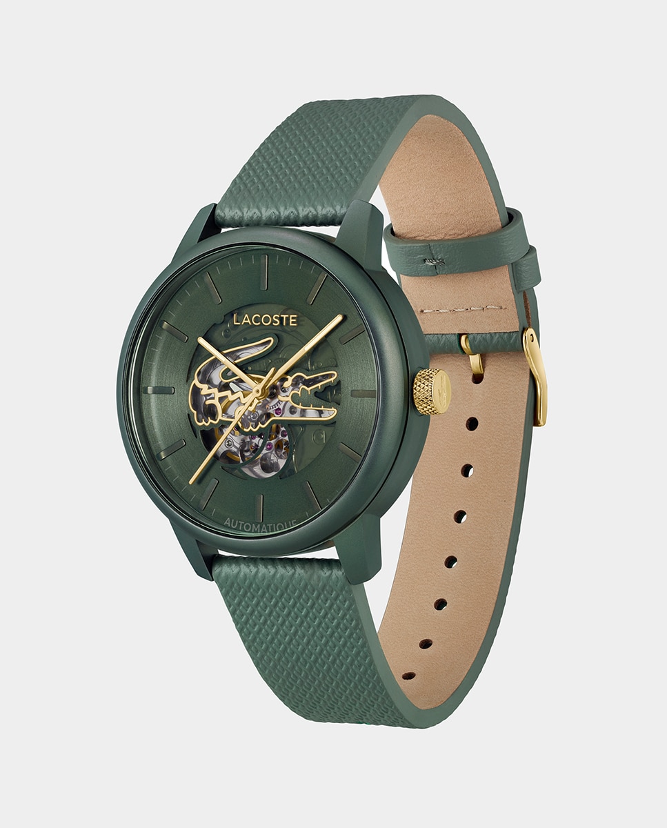 Reloj de hombre Lacoste 12.12 Automatique 2011384 de piel verde Verde Verde-3