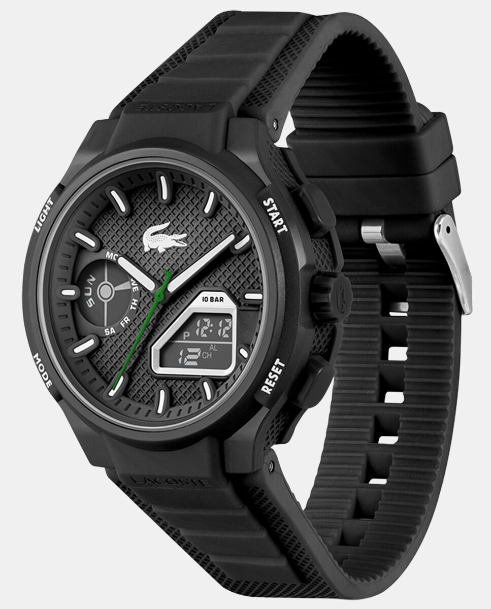 Relógio LC33 2011365 de Silicone - Preto Preto-3