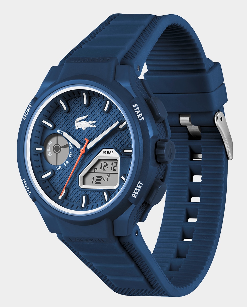 Relógio LC33 2011370 de Silicone - Azul Azul-3