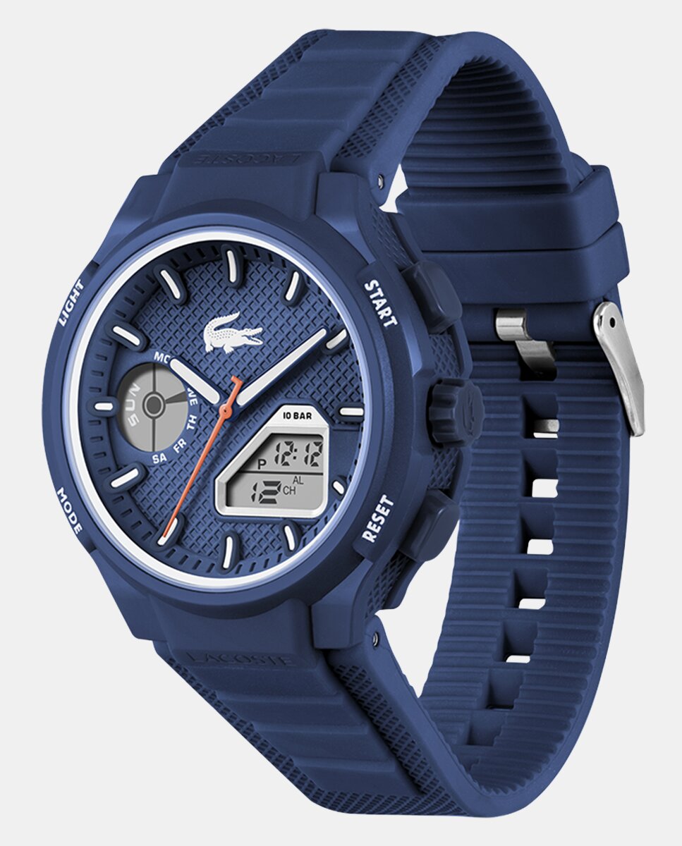 Relógio LC33 2011370 de Silicone - Azul Azul-5
