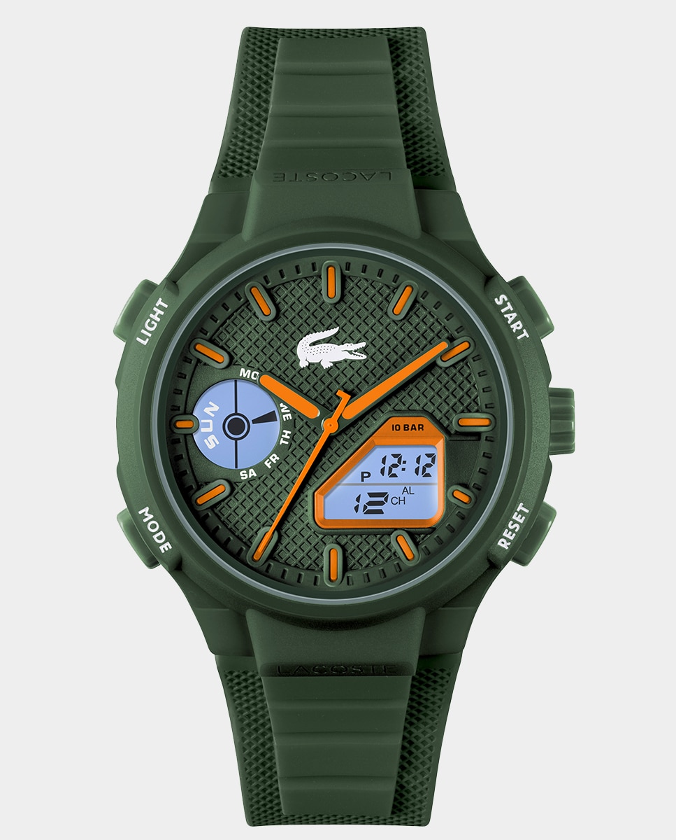 Relógio LC33 2011367 de Silicone - Verde Verde-9