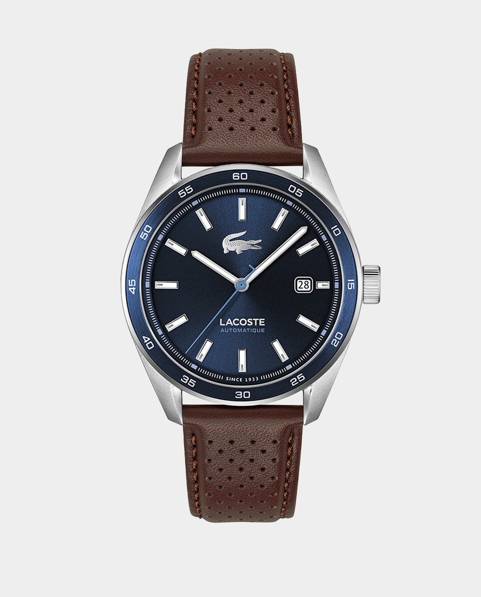 Reloj de hombre boston Automatique 2011377 de piel marrón Marrón Lacoste Marrón-1