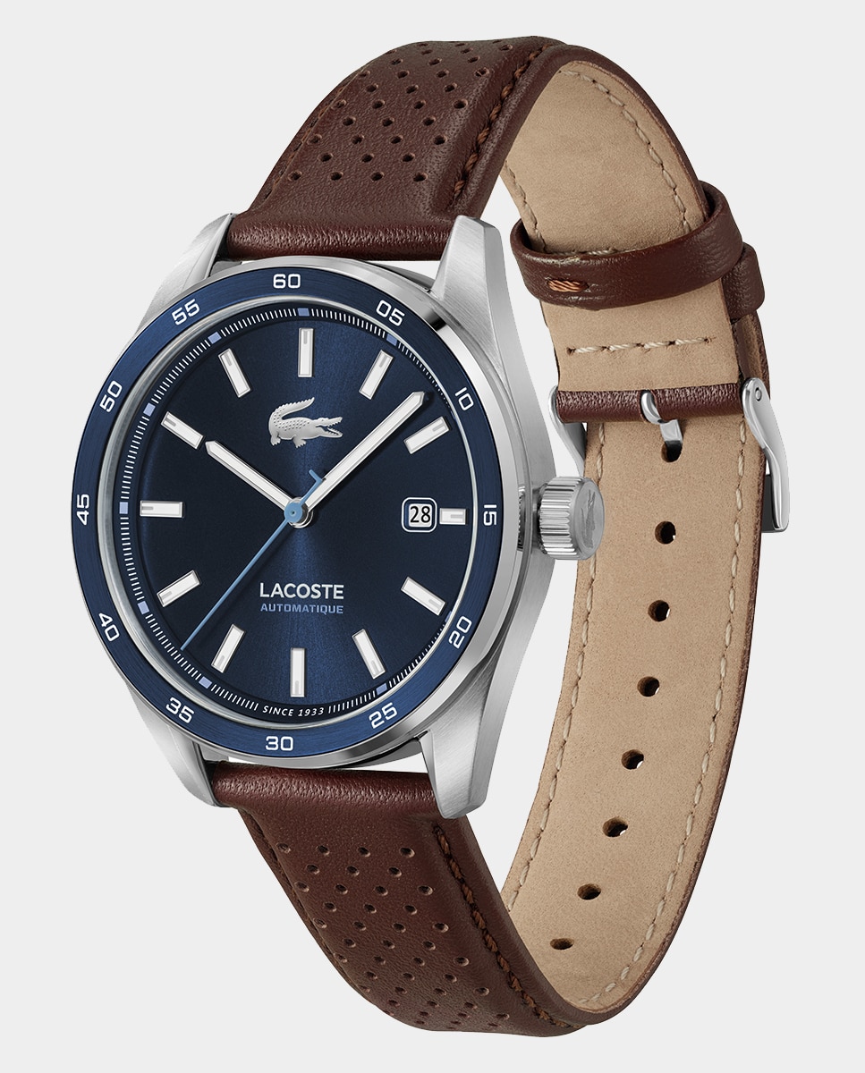 Reloj de hombre boston Automatique 2011377 de piel marrón Marrón Lacoste Marrón-3