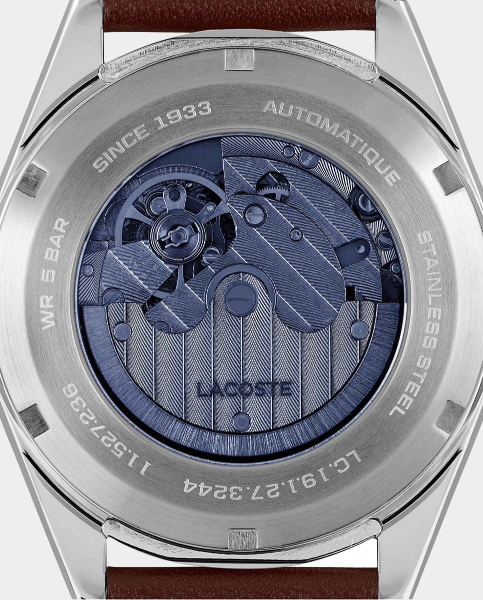 Reloj de hombre boston Automatique 2011377 de piel marrón Marrón Lacoste Marrón-4
