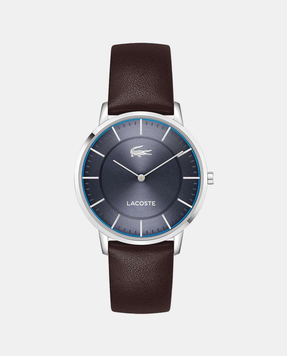 Imagen 0 de Reloj de hombre Crocorigin de piel marrón Azul marino