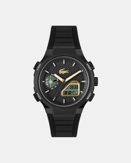 Imagen 0 de Reloj de hombre LC33 2011435 de silicona negro
