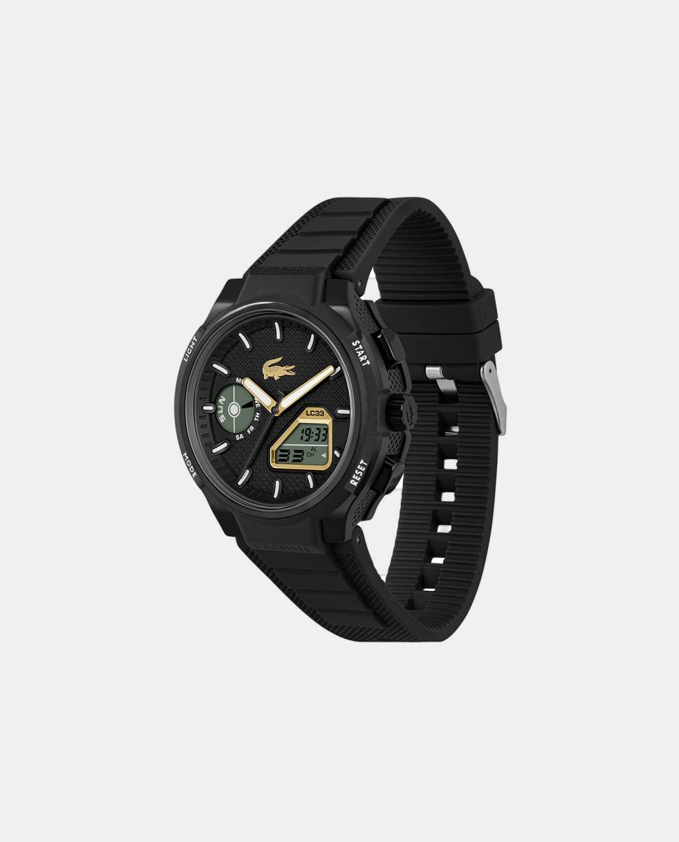 Relógio LC33 2011435 de Silicone - Preto Preto-5