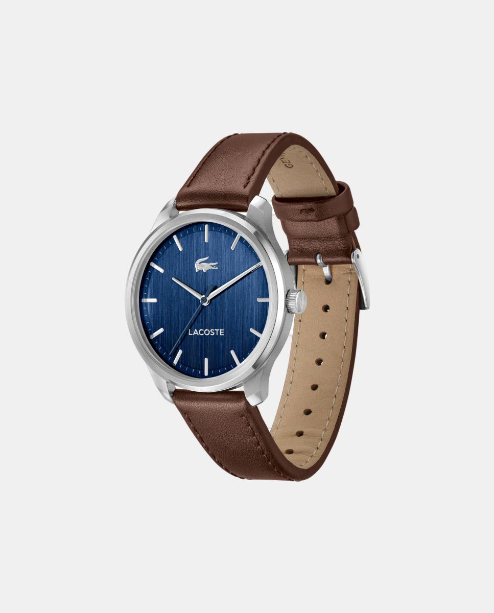 Imagen 2 de Reloj de hombre Lisbon 2011477 de piel marrón - Lacoste - Azul Azul