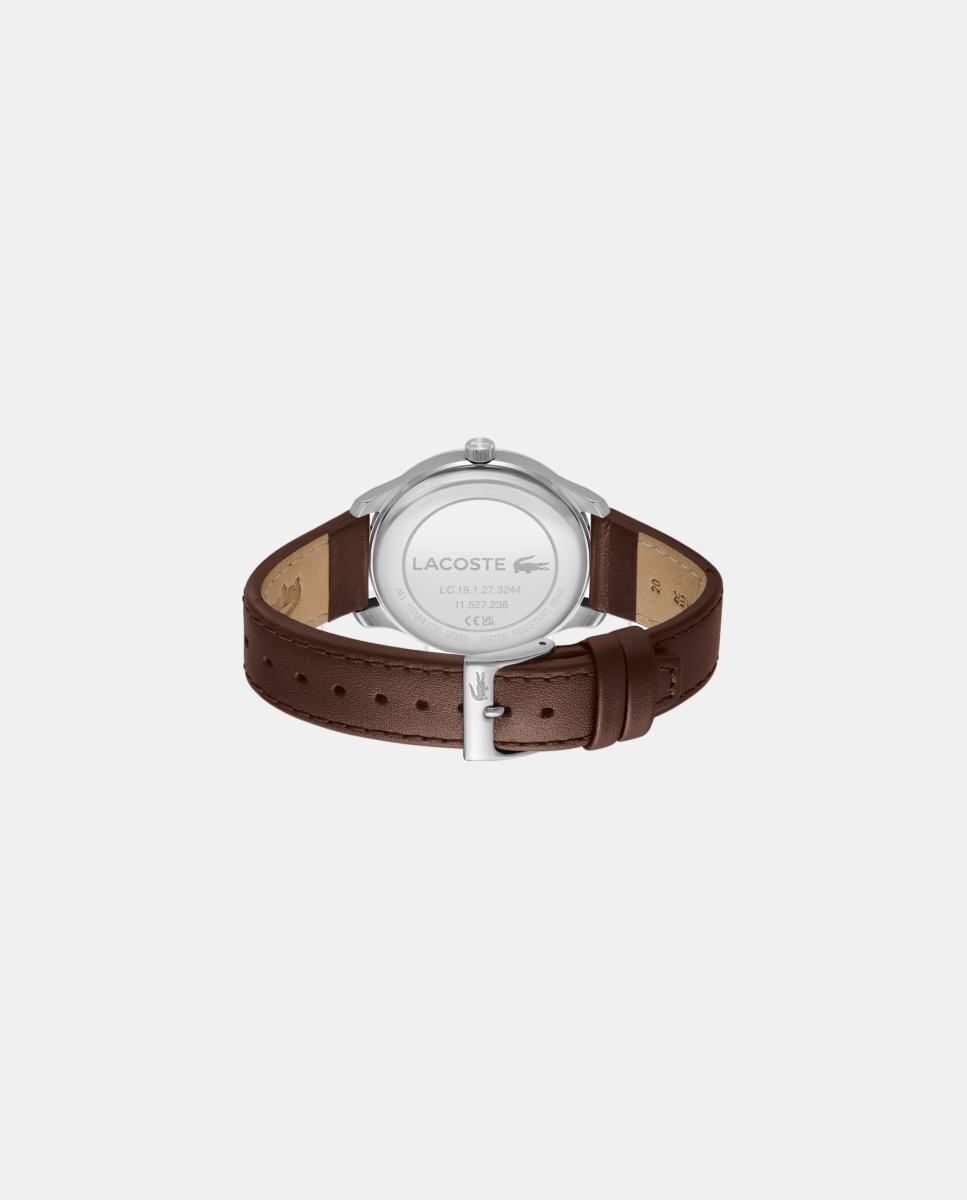 Imagen 3 de Reloj de hombre Lisbon 2011477 de piel marrón - Lacoste - Azul Azul