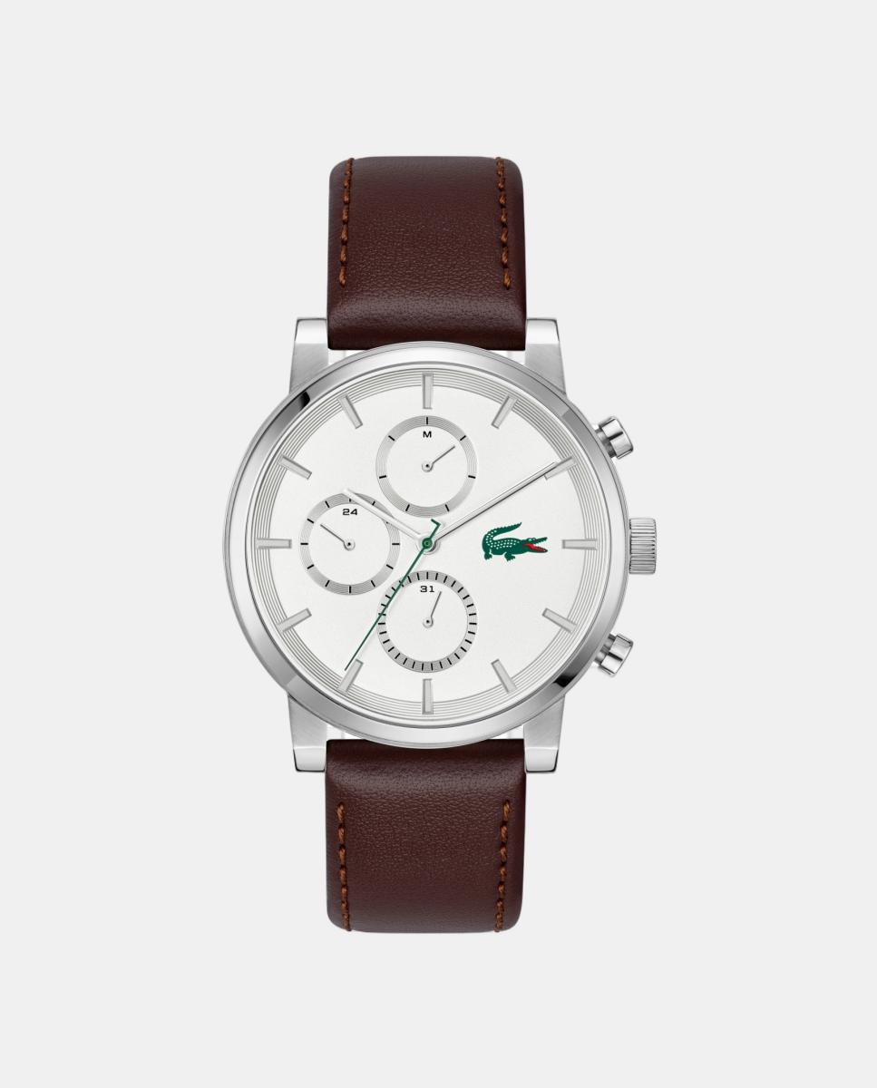 Reloj de hombre Replay 2011486 de piel marrón - Lacoste - Blanco Blanco-1