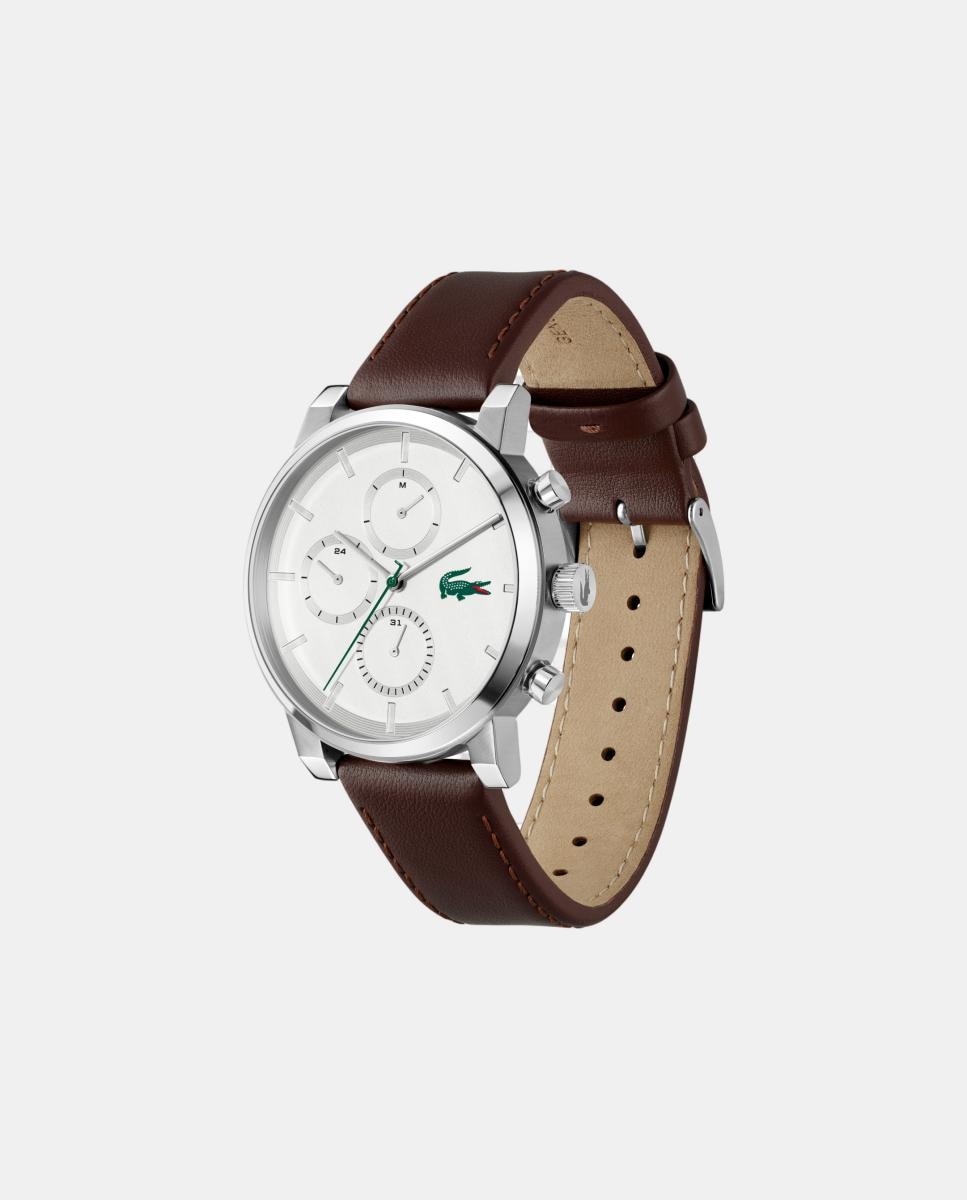 Reloj de hombre Replay 2011486 de piel marrón - Lacoste - Blanco Blanco-2