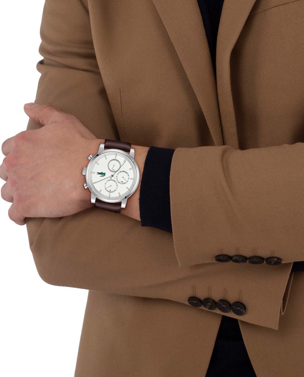Reloj de hombre Replay 2011486 de piel marrón - Lacoste - Blanco Blanco-4