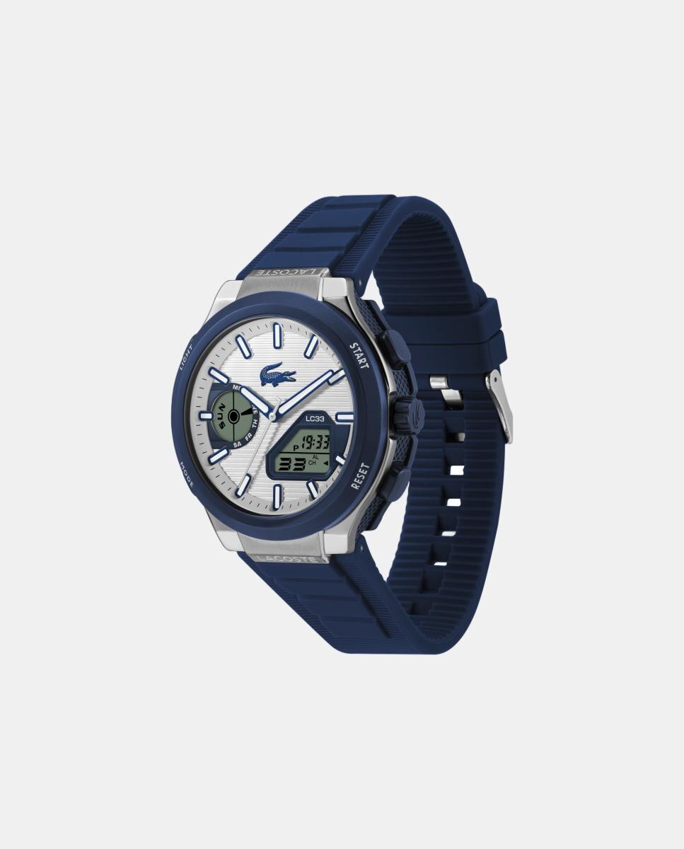 Reloj LC33 Better 2011515 de silicona azul - Lacoste - Plata Plata-2