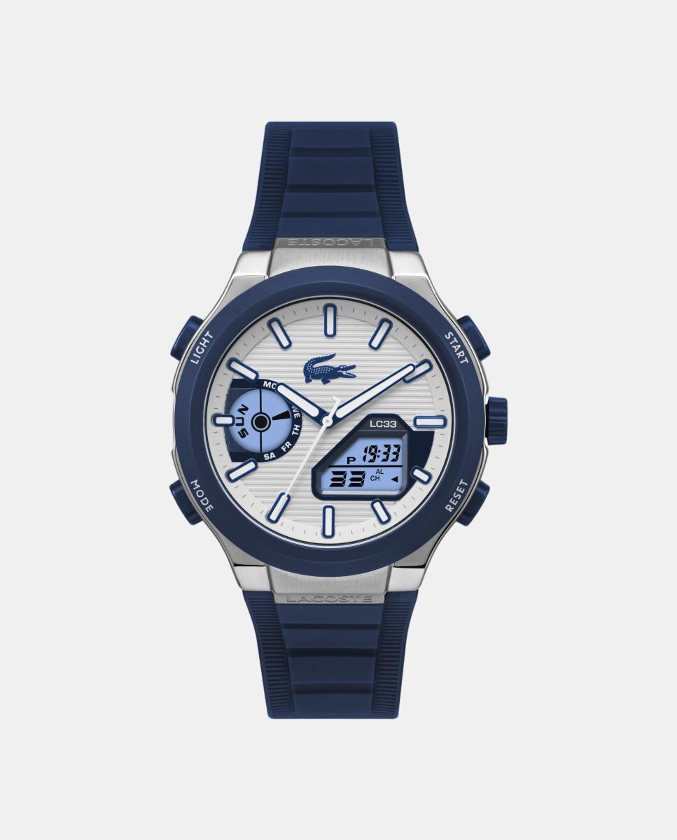Reloj LC33 Better 2011515 de silicona azul - Lacoste - Plata Plata-3