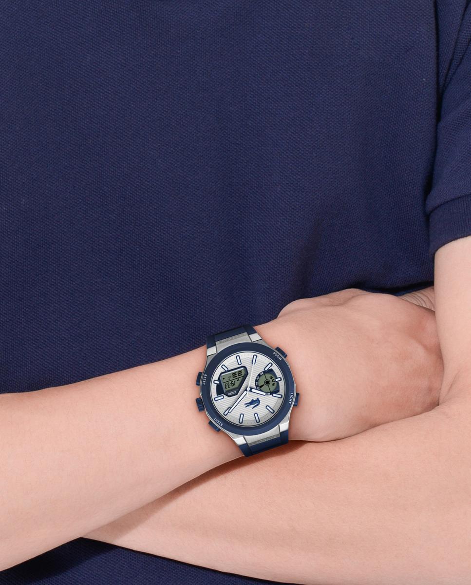 Reloj LC33 Better 2011515 de silicona azul - Lacoste - Plata Plata-5