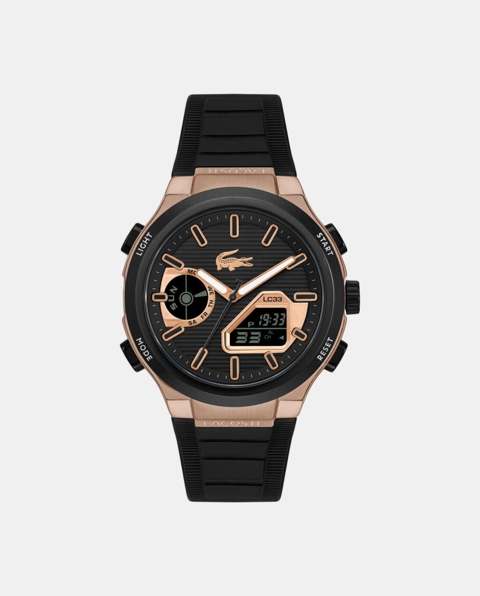 Imagen 0 de Reloj LC33 Better 2011517 de silicona negro Negro