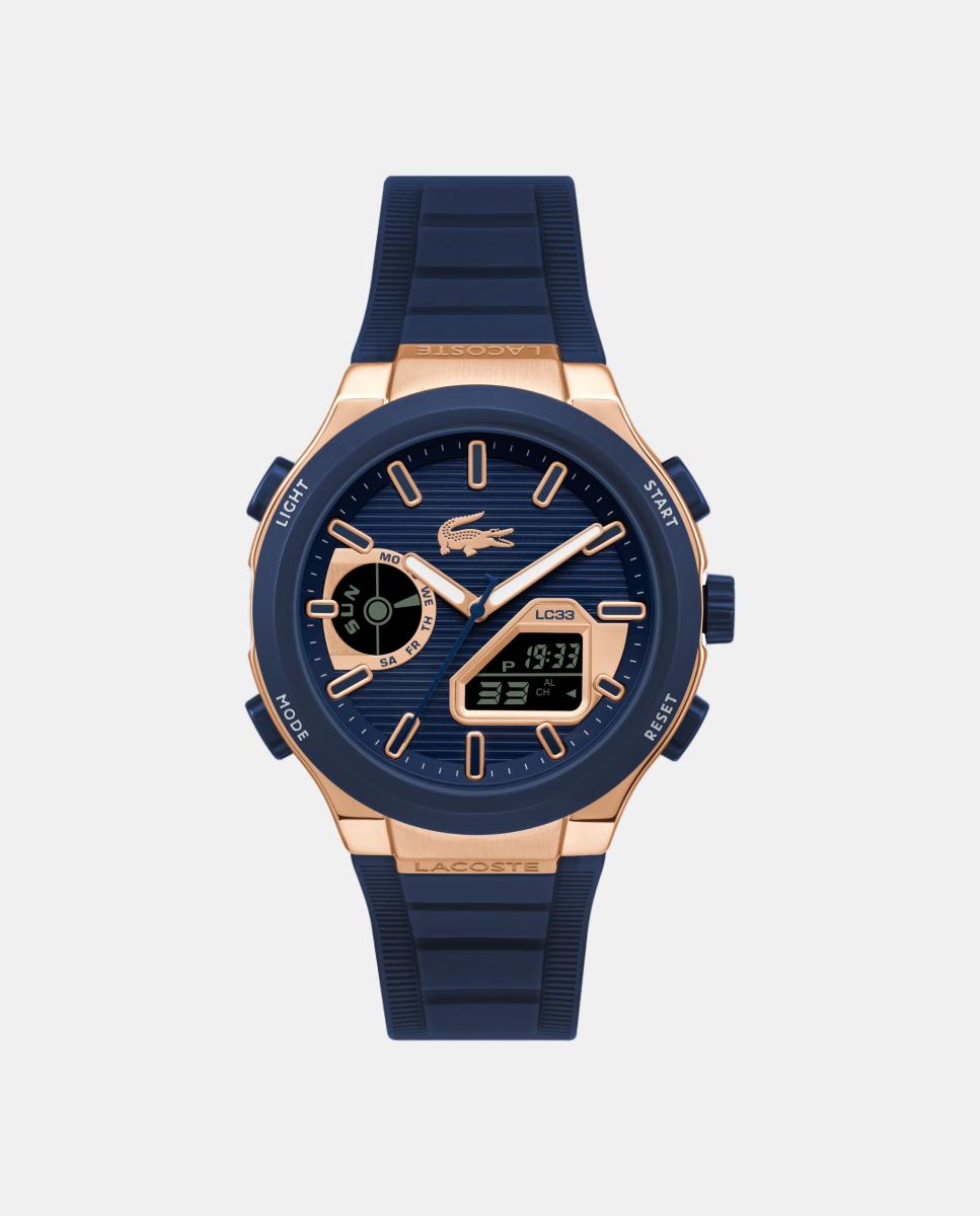 Imagen 0 de Reloj LC33 Better 2011518 de silicona azul Azul marino