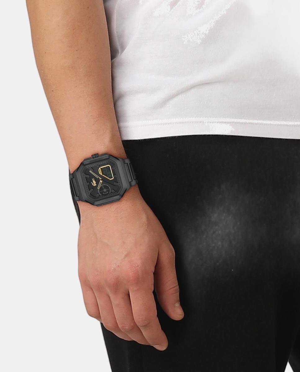 Reloj de hombre analógico-digital LC33 Square 2011532 de acero - Lacoste - Negro Negro-6