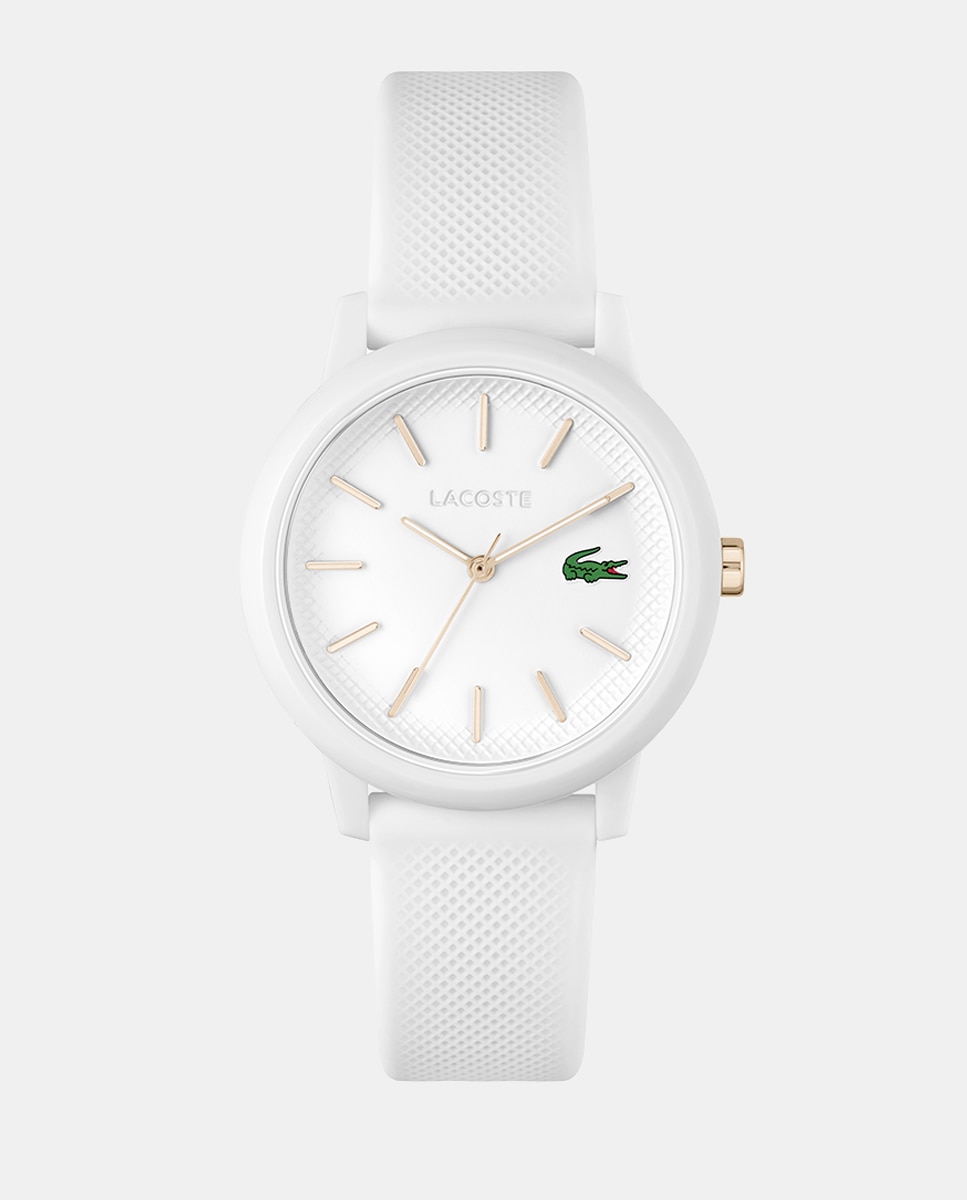 Reloj de mujer Ladies Lacoste 2001211 de silicona blanco Blanco Blanco-1