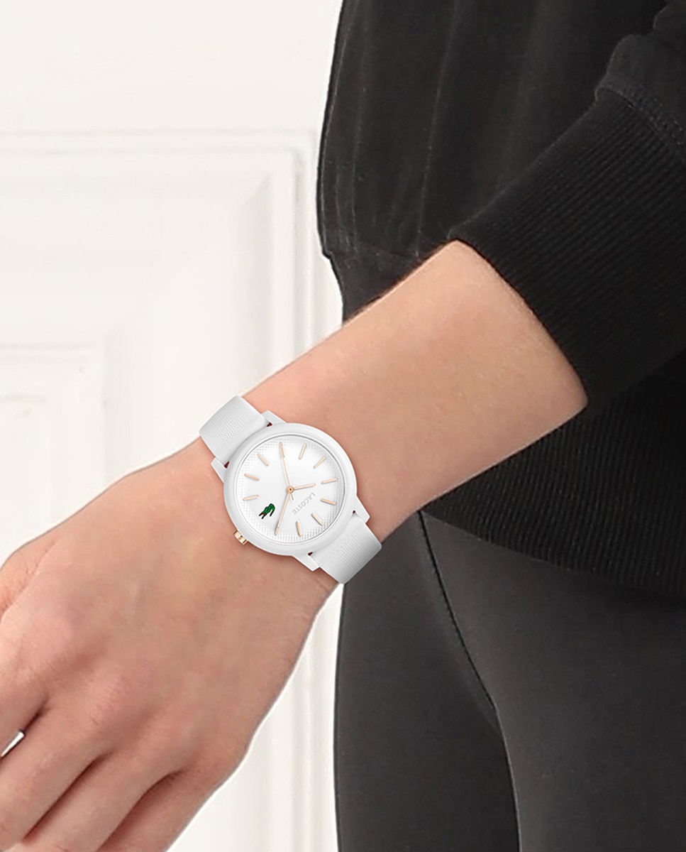 Reloj de mujer Ladies Lacoste 2001211 de silicona blanco Blanco Blanco-2