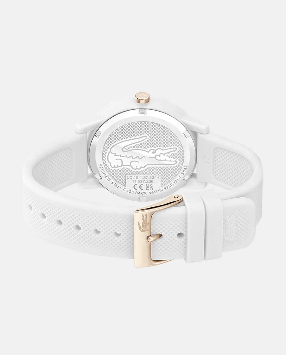 Reloj de mujer Ladies Lacoste 2001211 de silicona blanco Blanco Blanco-4