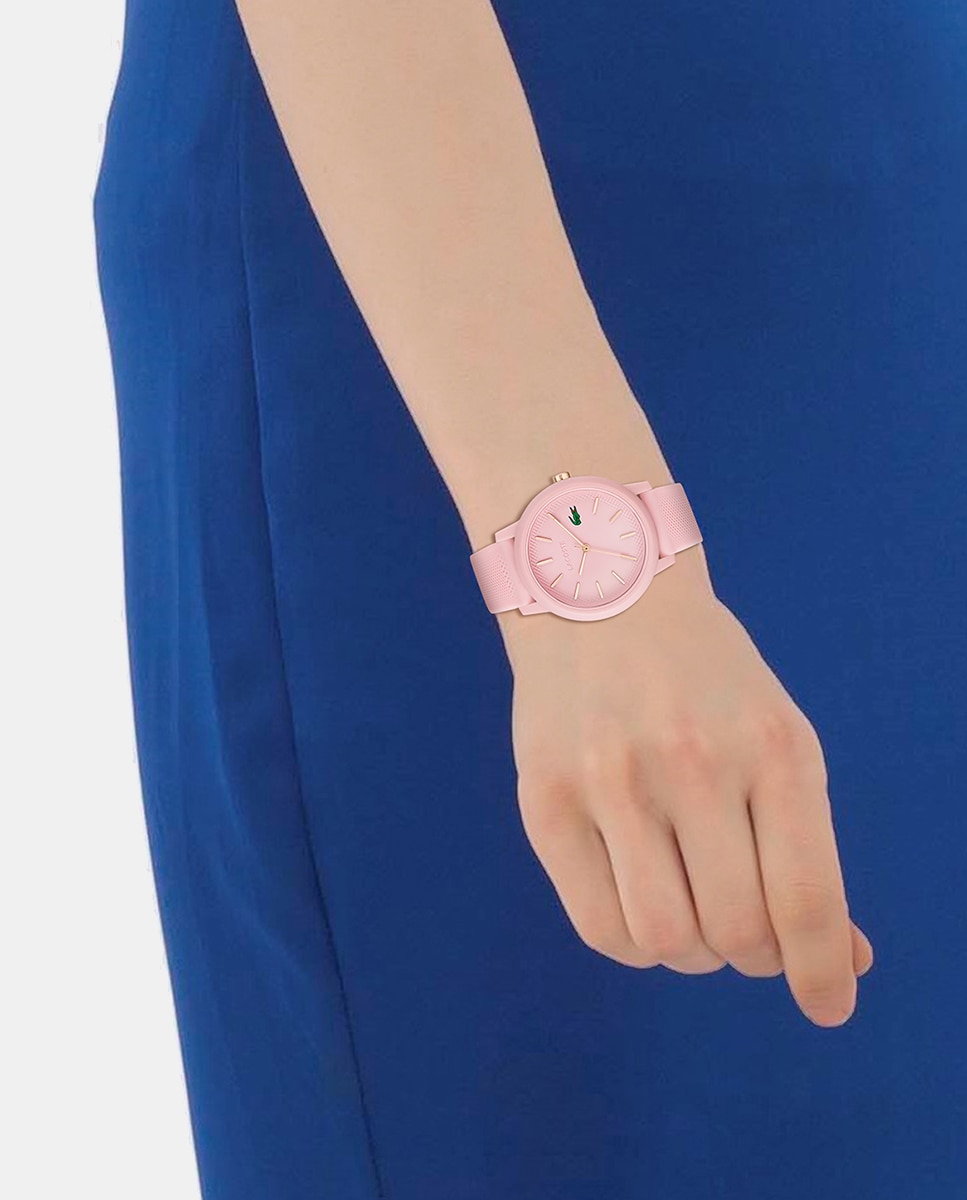 Reloj de mujer Ladies Lacoste 12.121 2001213 de silicona - Rosa Rosa-3