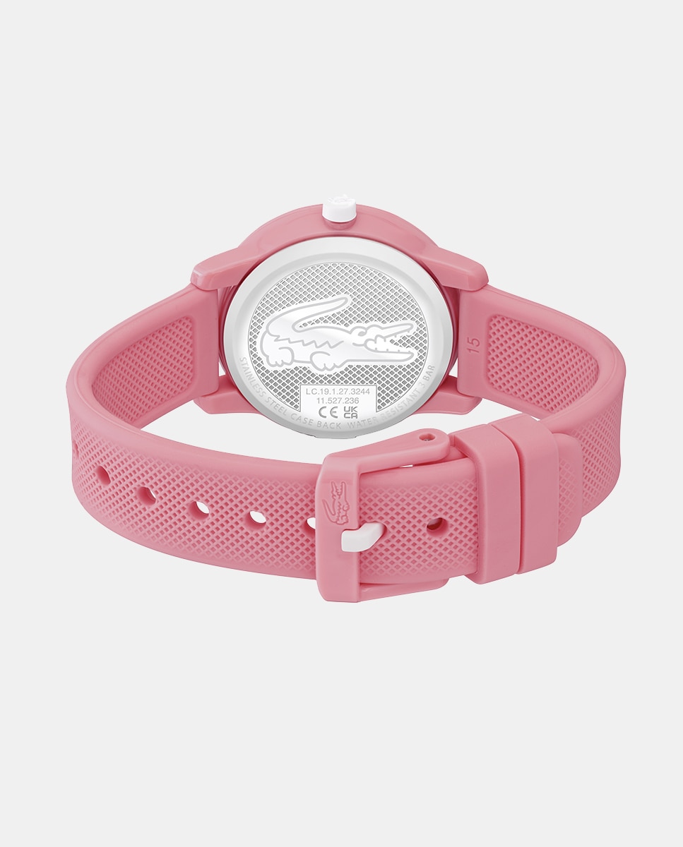 Relógio 12.12 Kids de Silicone - Rosa Rosa-2