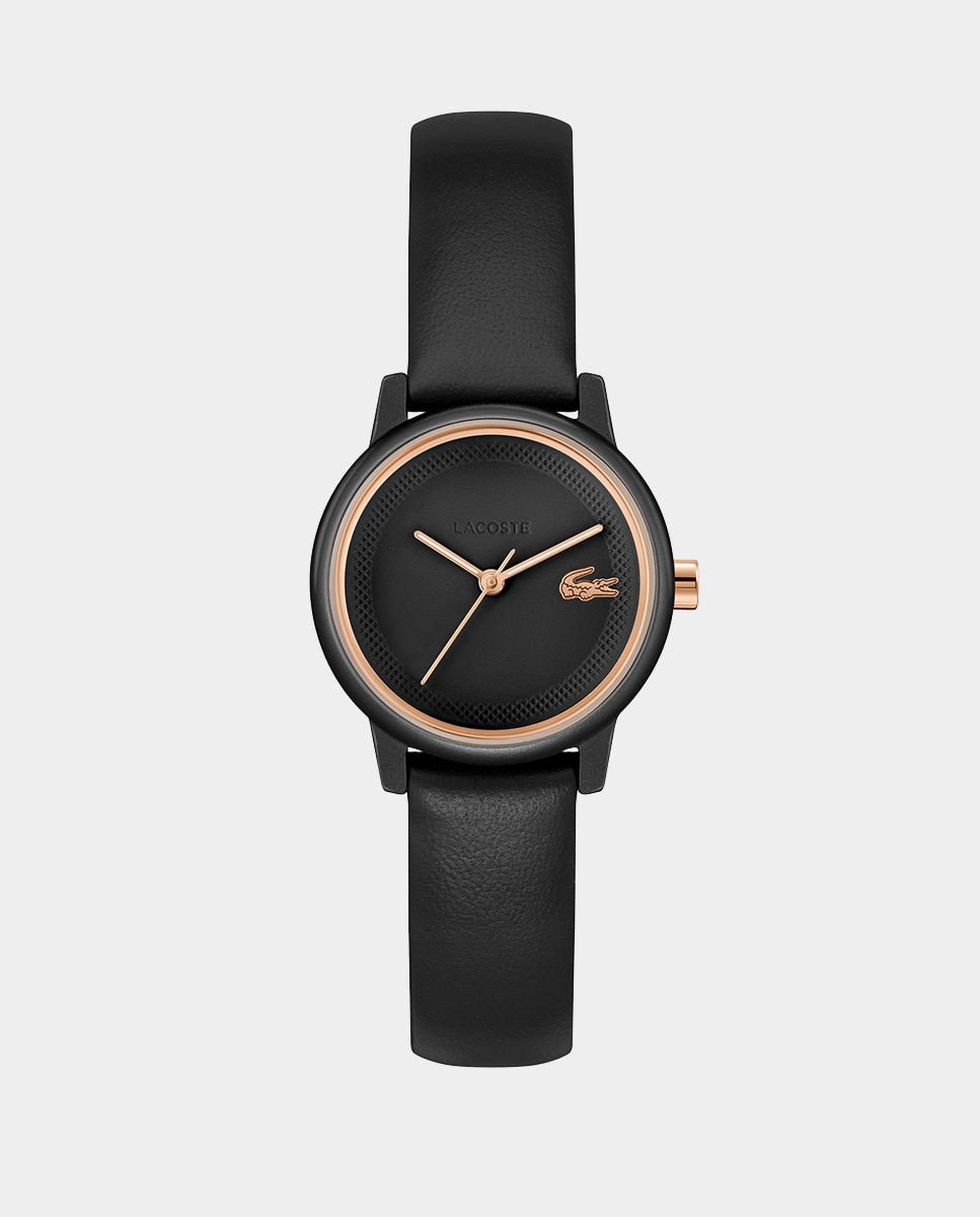 Imagen 0 de Reloj de mujer Lacoste 12,12 Swift 2001436 de piel negro Negro