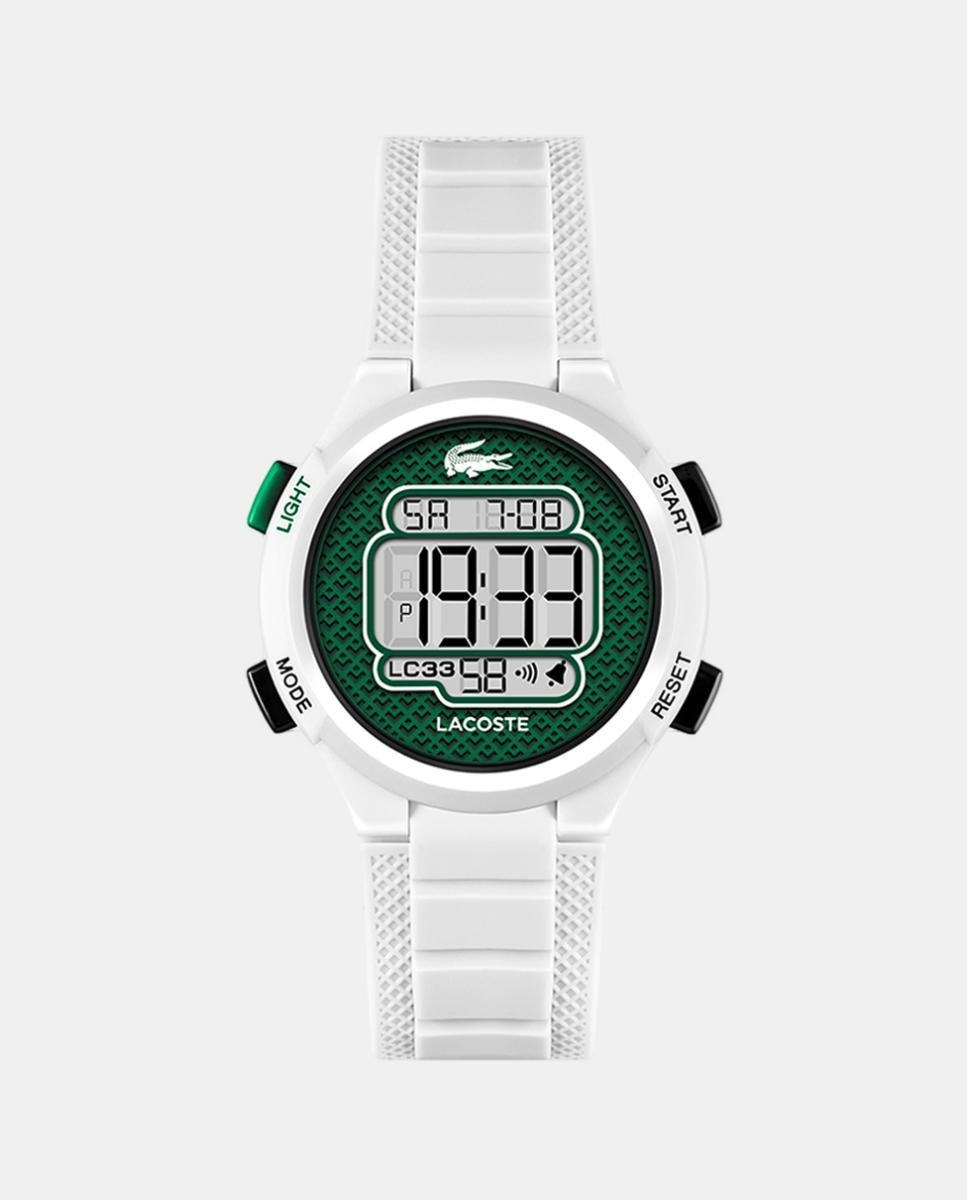 Imagen 0 de Reloj infantil LC33 de silicona blanco Verde