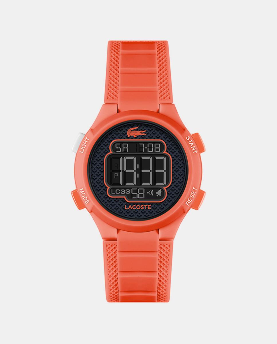 Imagen 0 de Reloj infantil LC33 de silicona rosa Negro