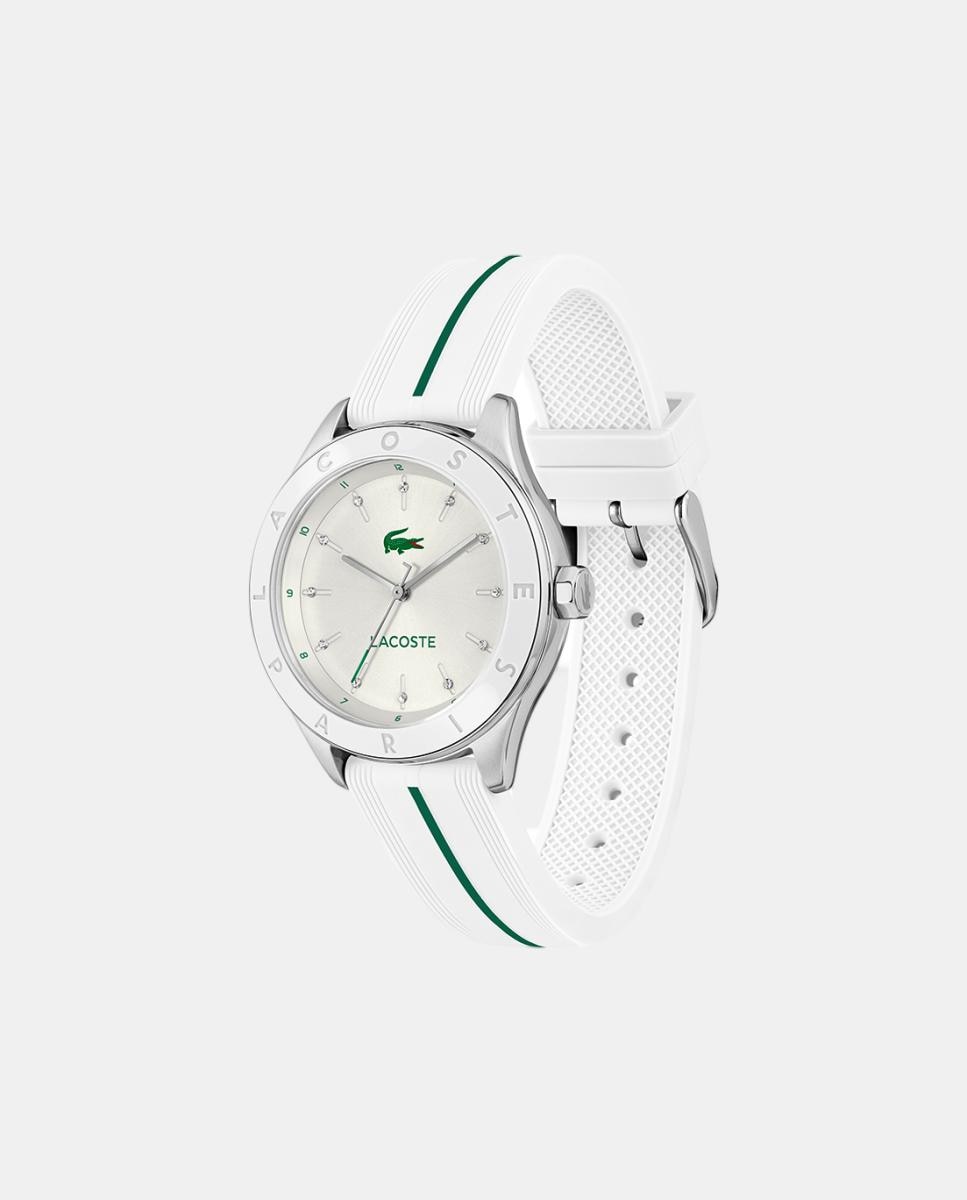 Imagen 2 de Reloj de mujer Billie de silicona blanco - Lacoste - Blanco / Plata Blanco / Plata