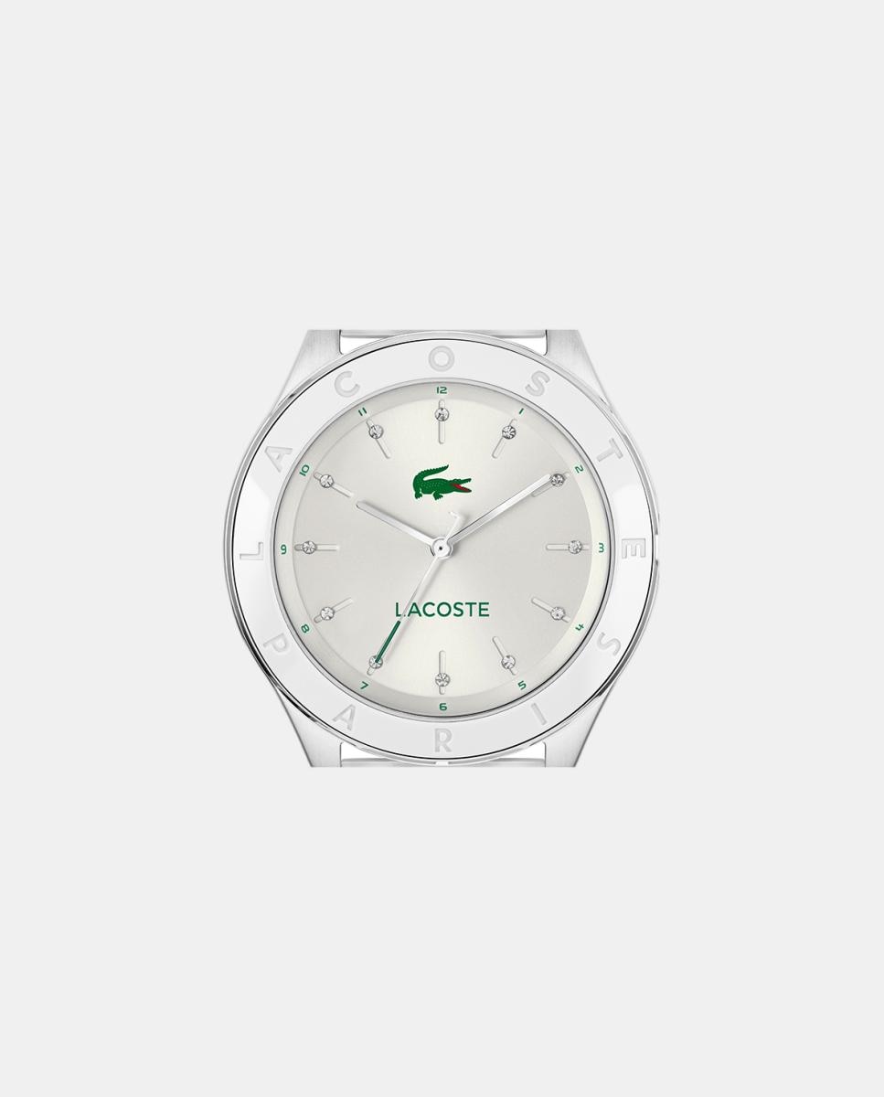 Imagen 3 de Reloj de mujer Billie de silicona blanco - Lacoste - Blanco / Plata Blanco / Plata