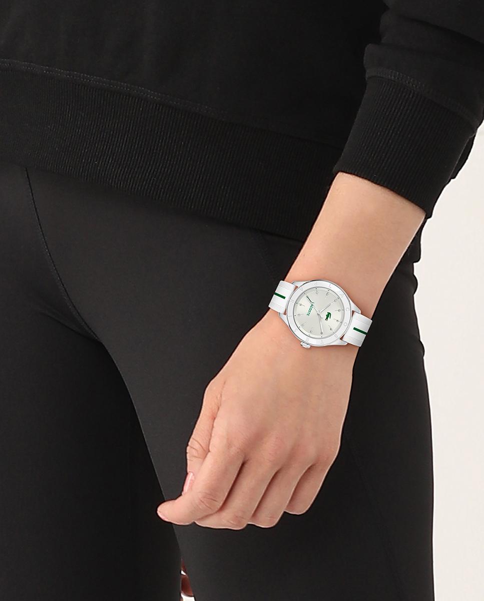 Imagen 5 de Reloj de mujer Billie de silicona blanco - Lacoste - Blanco / Plata Blanco / Plata