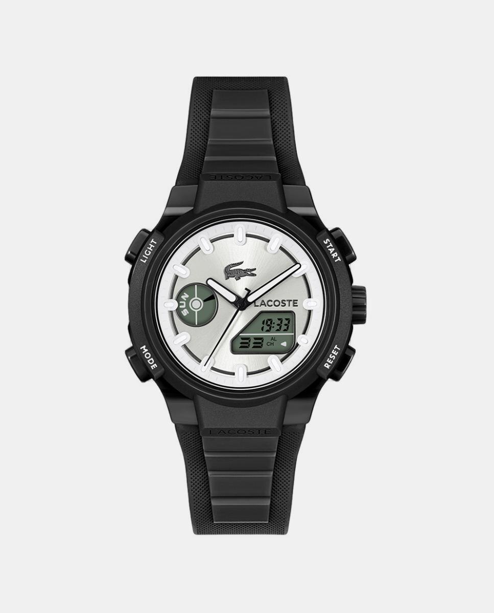 Reloj de mujer LC33 de silicona negro - Lacoste - Plateado Plateado-1