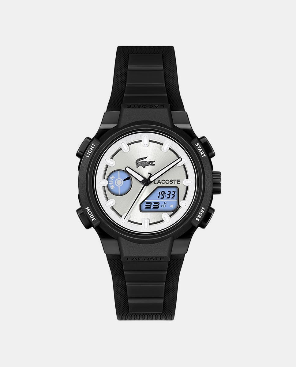 Reloj de mujer LC33 de silicona negro - Lacoste - Plateado Plateado-2