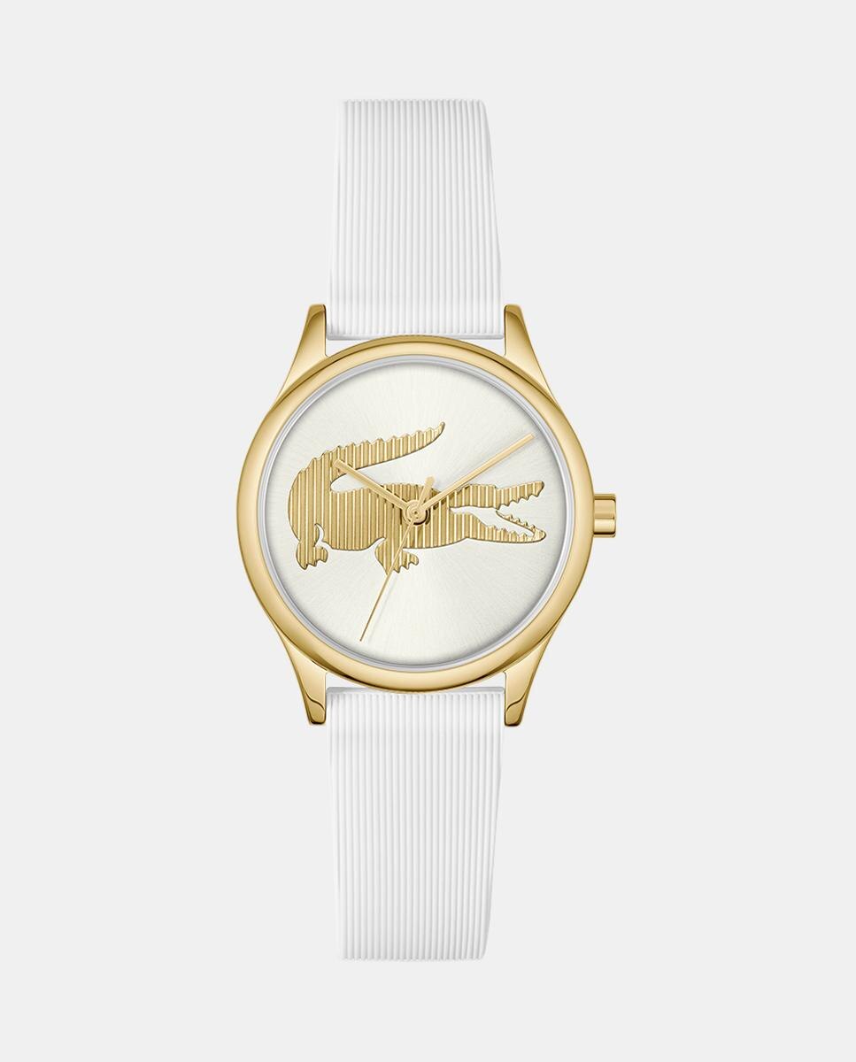 Imagen 0 de Reloj de mujer Crocodelle de silicona blanco Blanco