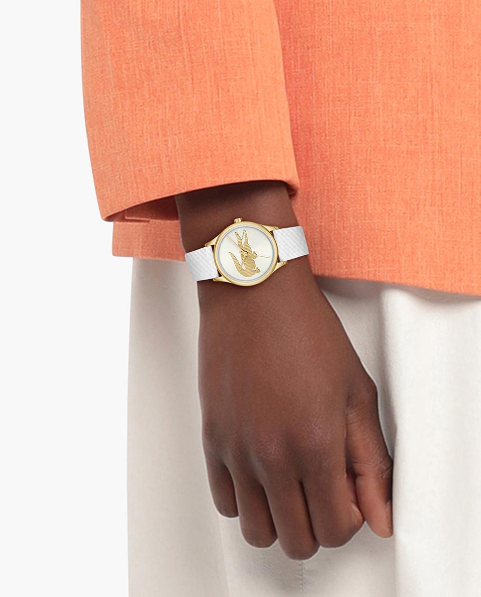 Reloj de mujer Crocodelle de silicona - Lacoste - Blanco Blanco-5