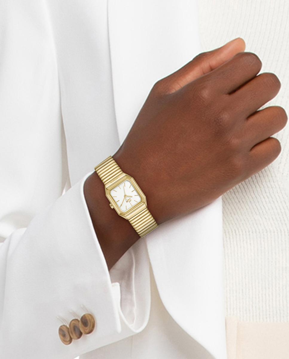 Reloj de mujer Rene for Ladie 2001505 de acero dorado - Lacoste - Blanco Blanco-4
