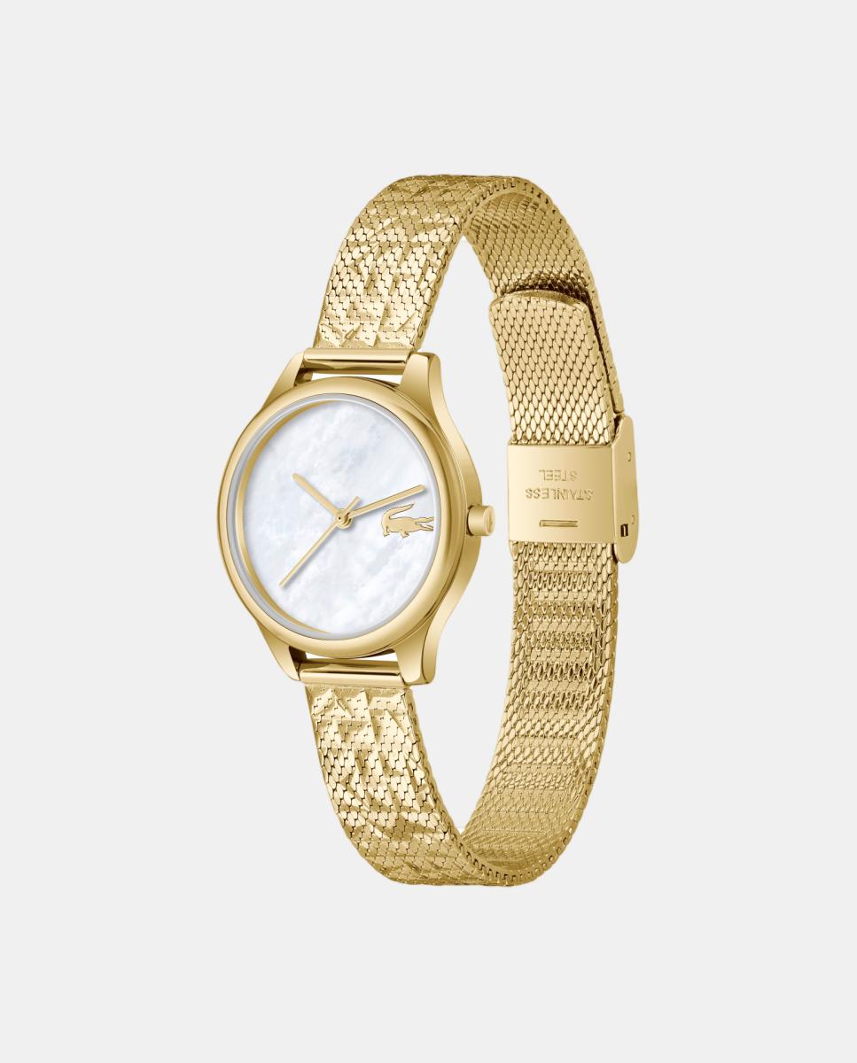 Reloj de mujer Mini Crocodelle 2001500 de acero dorado - Lacoste - Blanco Blanco-2