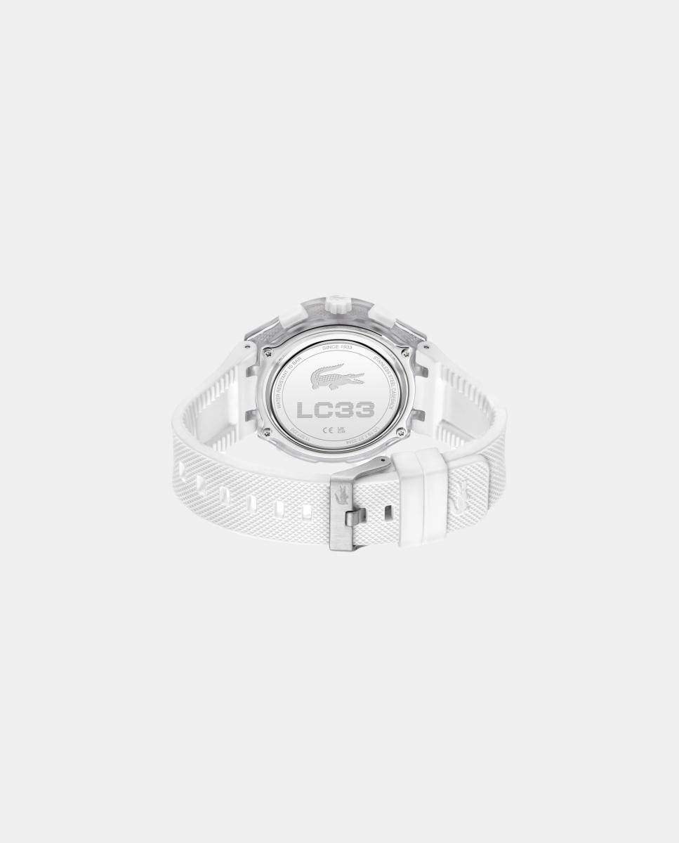 Reloj de mujer LC33 Capsule 2011480 de silicona - Lacoste - Blanco Blanco-2