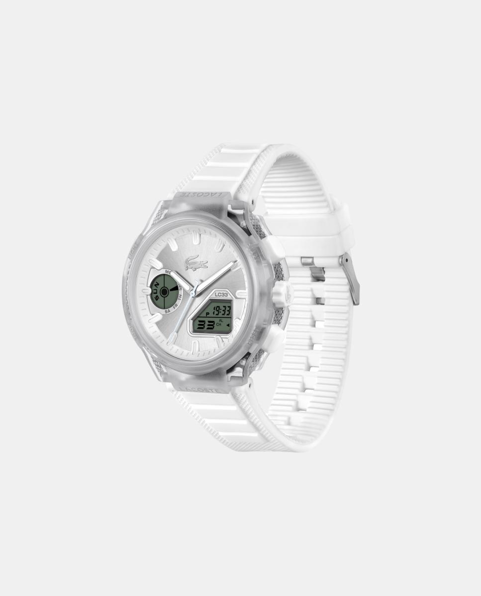 Reloj de mujer LC33 Capsule 2011480 de silicona - Lacoste - Blanco Blanco-3