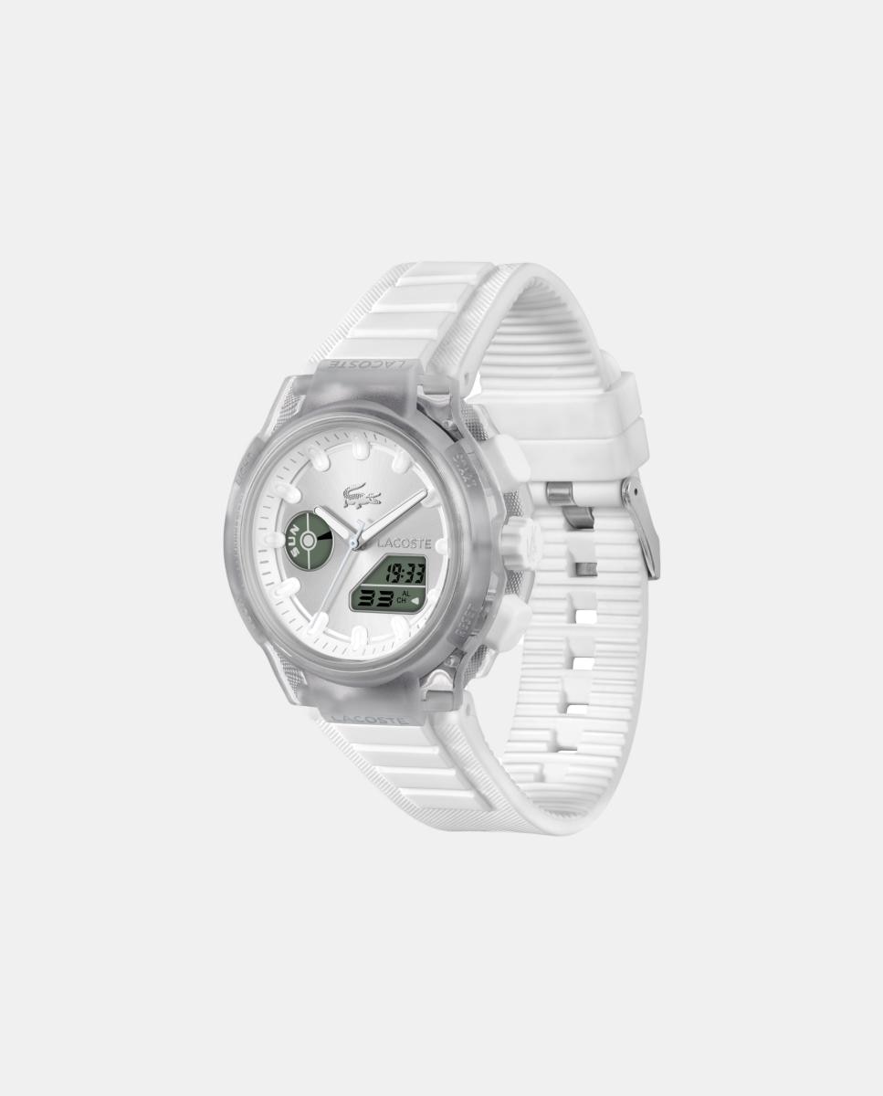 Relógio LC33 Capsule 2001493 de silicone branco Branco-2