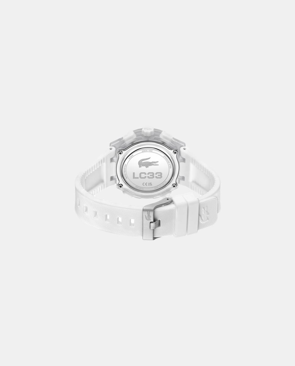 Relógio LC33 Capsule 2001493 de silicone branco Branco-3