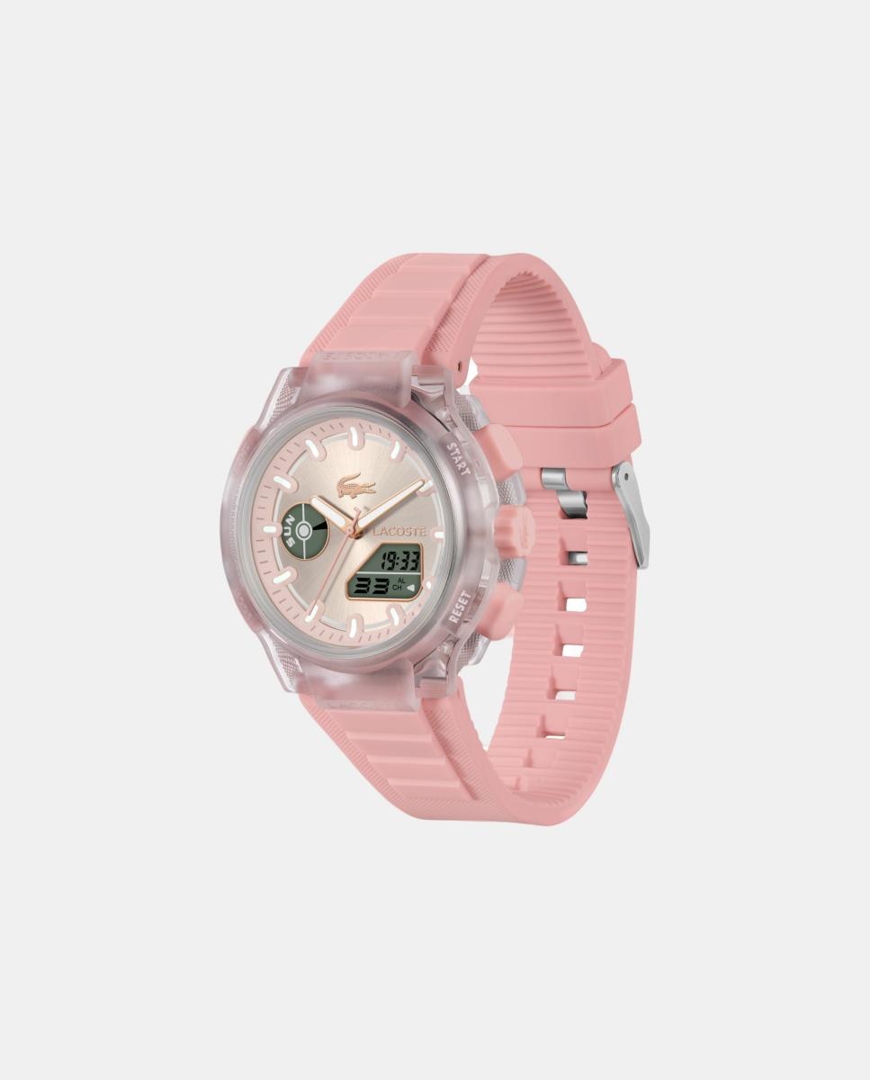 Relógio LC33 Capsule 2001494 de silicone rosa Rosa-2
