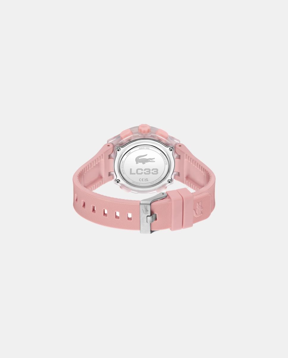 Relógio LC33 Capsule 2001494 de silicone rosa Rosa-3