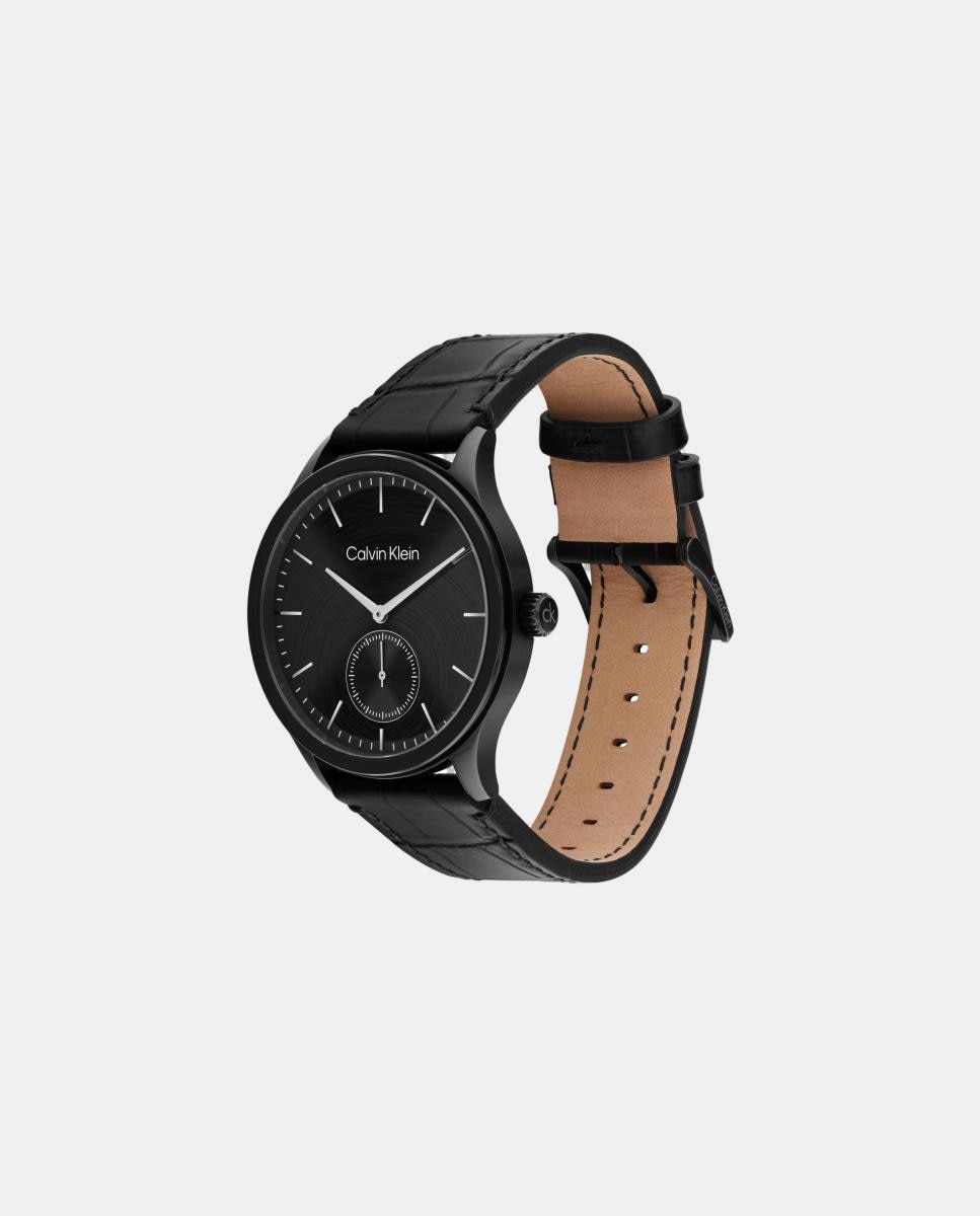 Reloj de hombre CK Tailored 25200555 de piel - Calvin Klein - Negro Negro-2