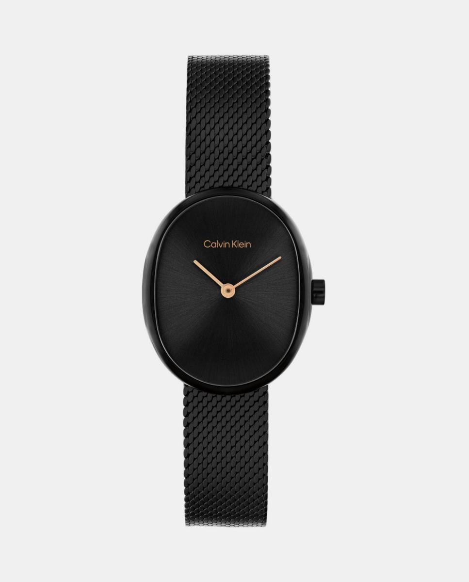 Imagen 0 de Reloj de mujer Euphoria 25100176 de acero negro Negro